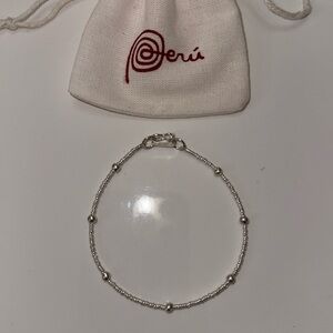 Peruvian silver bracelet 950 for women